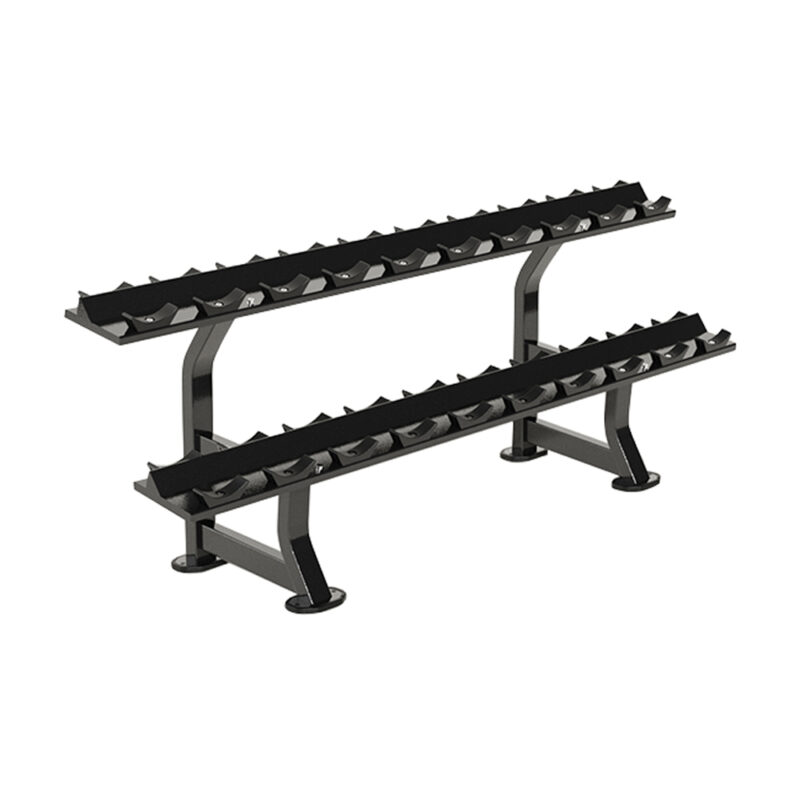 10 Pairs 2-Tier Dumbbell Rack