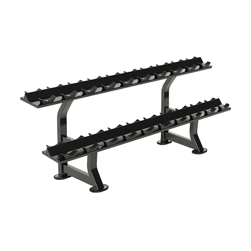 10 Pairs 2-Tier Dumbbell Rack